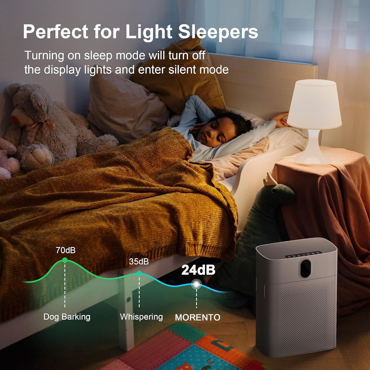 Breathe Cleaner with the MORENTO Smart Air Purifier from Morento.ca