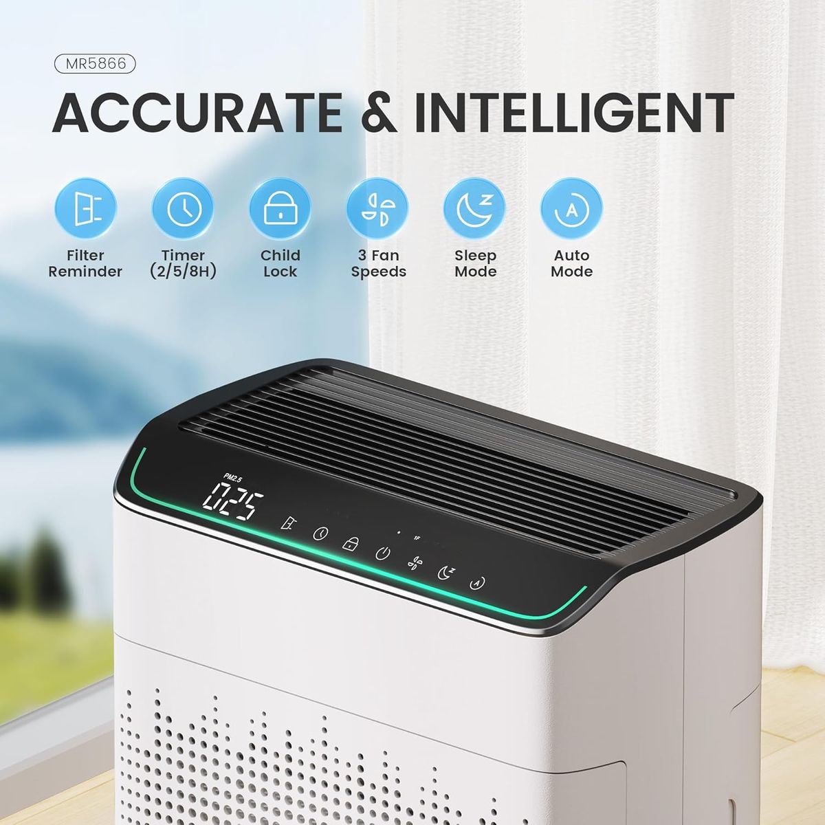 Morento MERONTE MR5866: Top-Rated Large Room Air Purifier