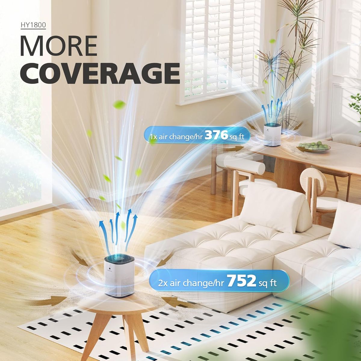 Chivalz.ca CHIVALZ 1800 Air Purifier: Pure Air for Your Bedroom