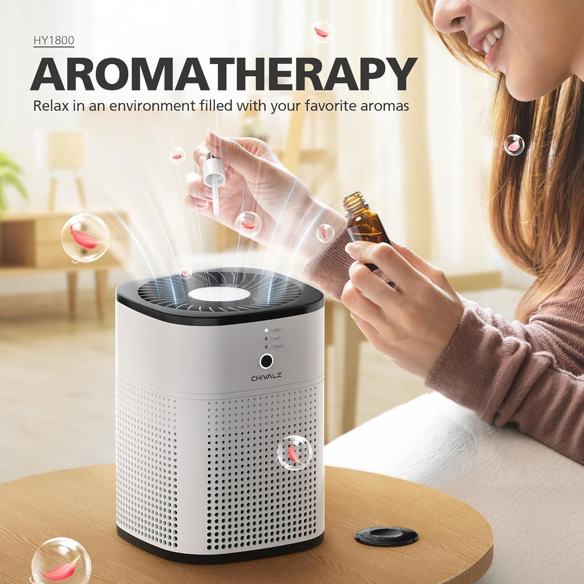 Chivalz.ca CHIVALZ 1800 Air Purifier: Pure Air for Your Bedroom