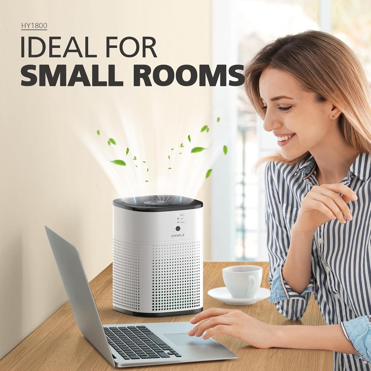 Chivalz.ca CHIVALZ 1800 Air Purifier: Pure Air for Your Bedroom