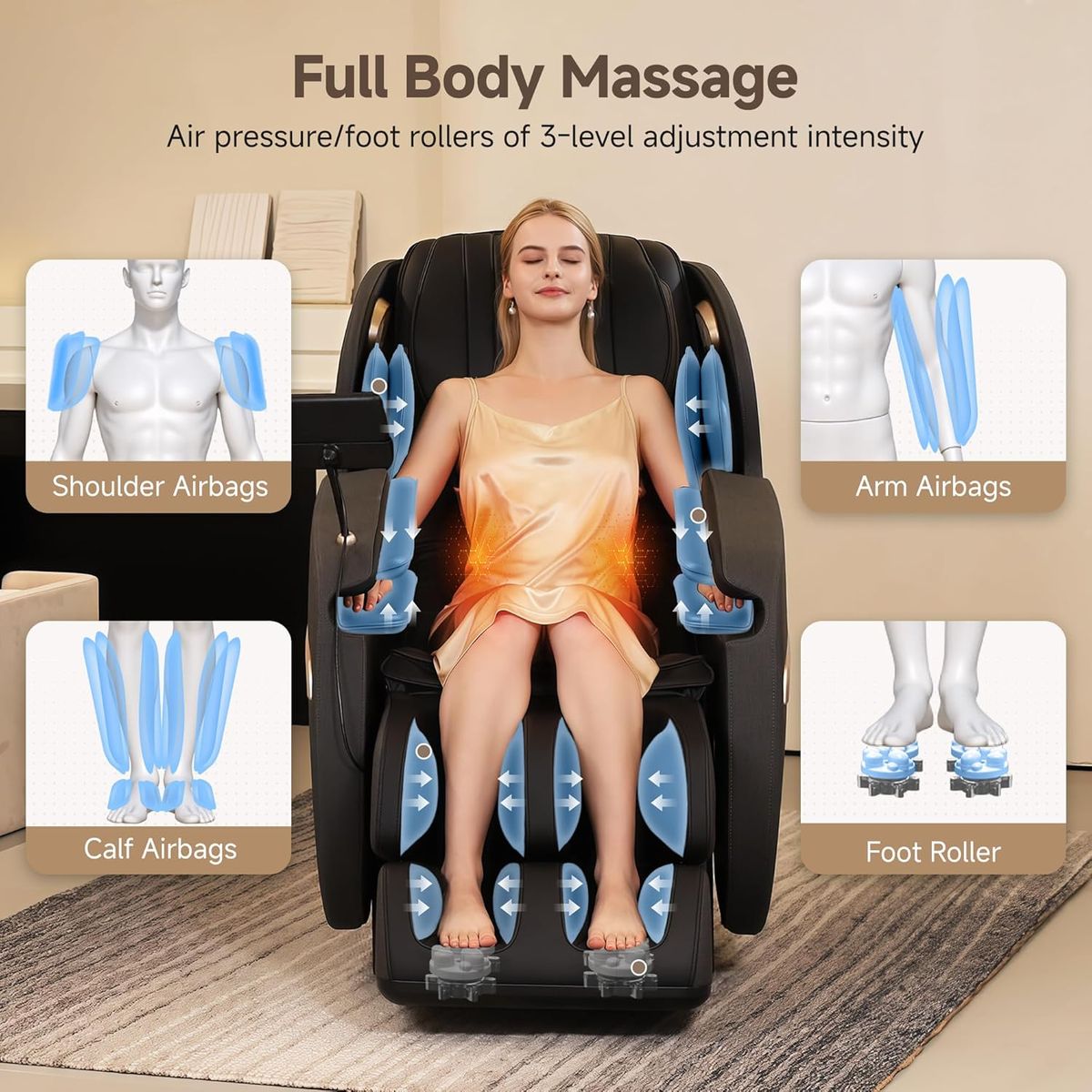 RealRelax Favor-03 Upgraded Massage Chair: Your Daily Escape