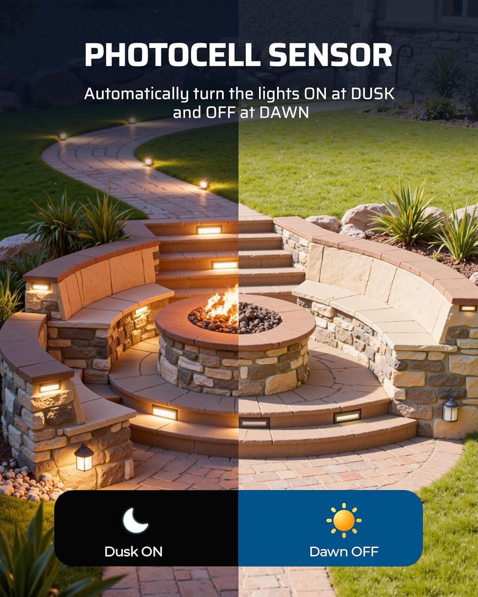 DEWENWILS 60W Low Voltage Transformer: Smart Outdoor Lighting