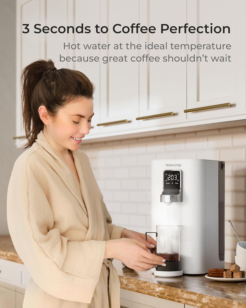 Waterdrop K19-H Countertop RO System – Instant Hot, No Install