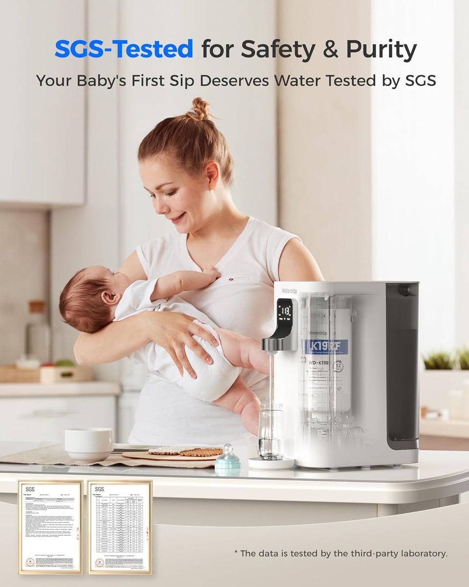 Waterdrop K19-H Countertop RO System – Instant Hot, No Install