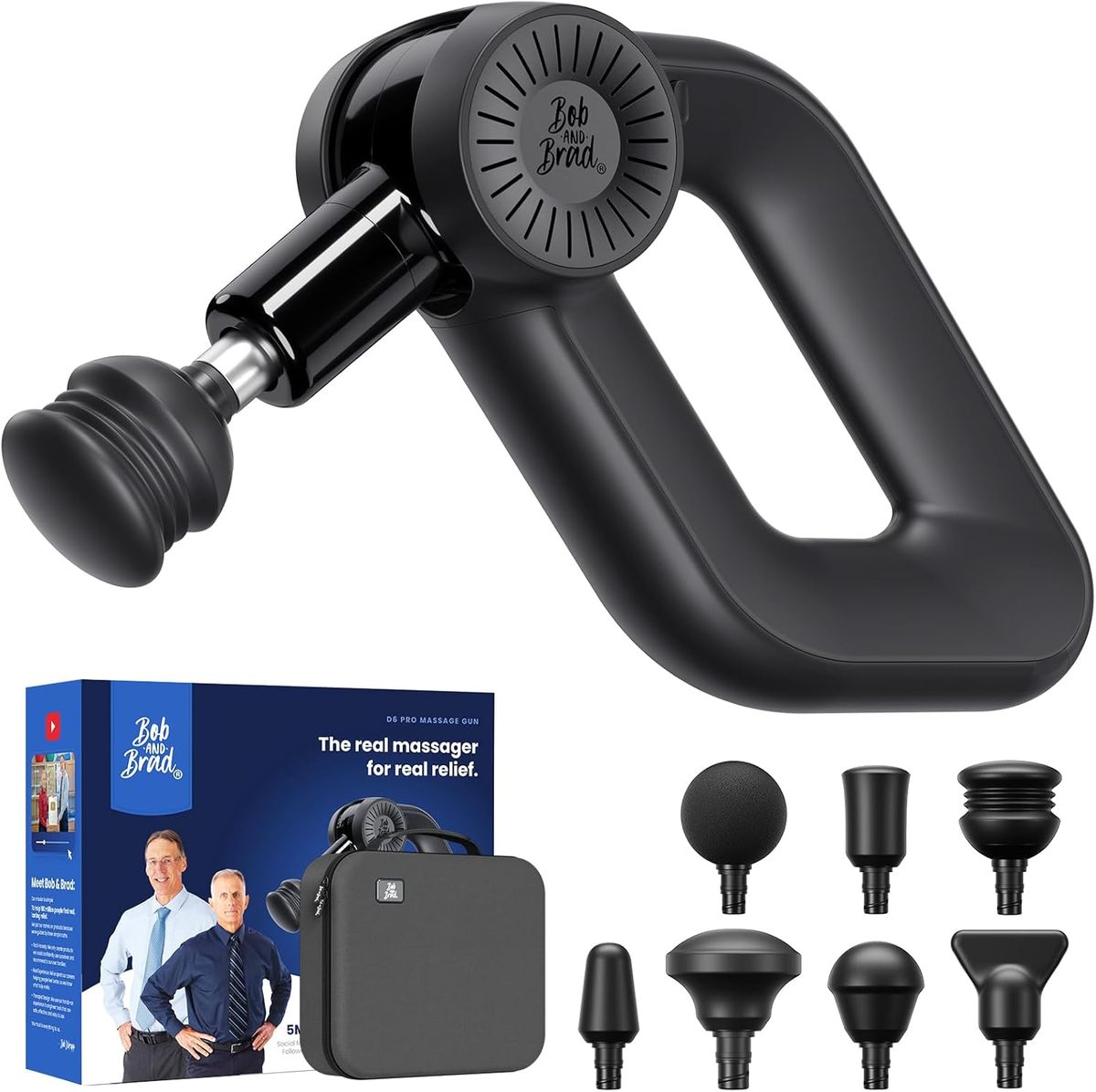 Bob and Brad D6 Pro: The Ultimate Deep Tissue Massage Gun