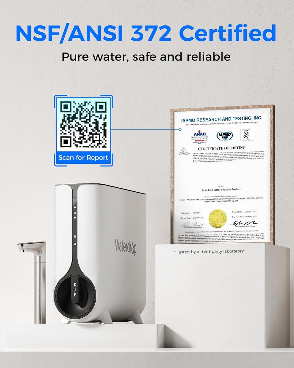 Waterdrop KJ600: Tankless RO System & Instant Hot Water