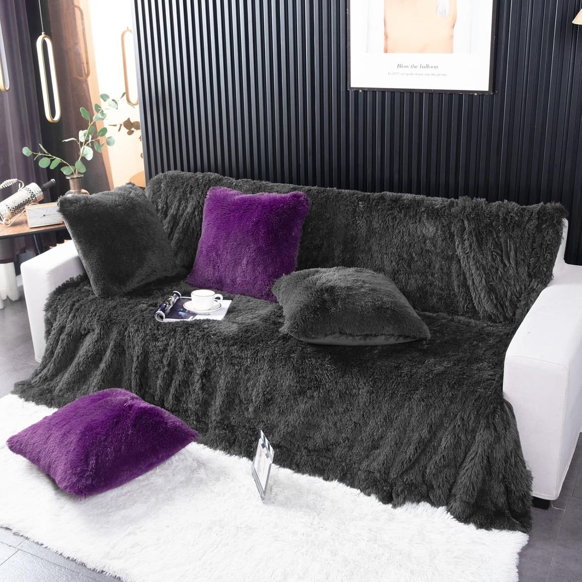 YUSOKI Faux Fur Queen Blanket – Cozy Luxury You'll Love