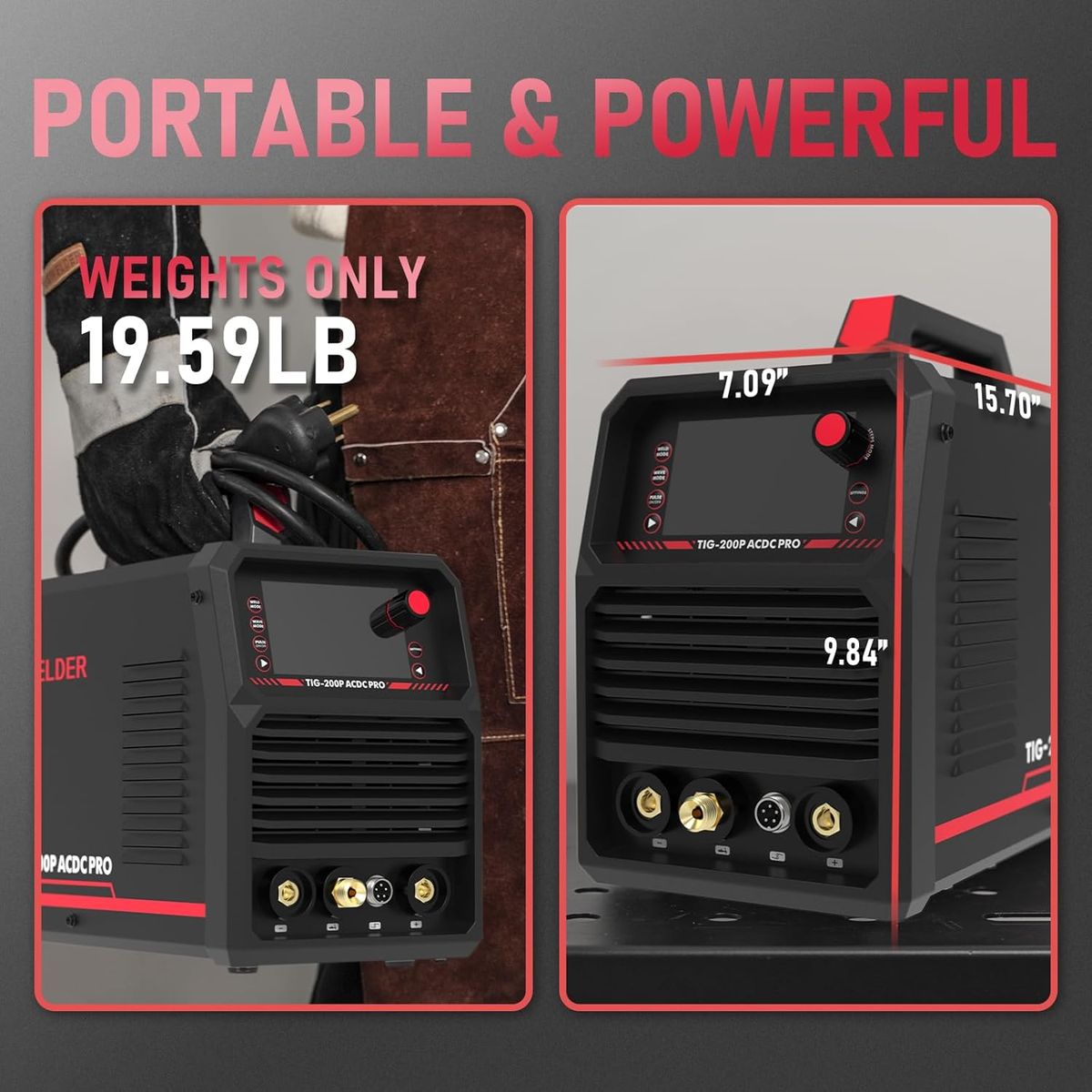 YesWelder TIG-200P ACDC PRO-YS-1: Power & Precision