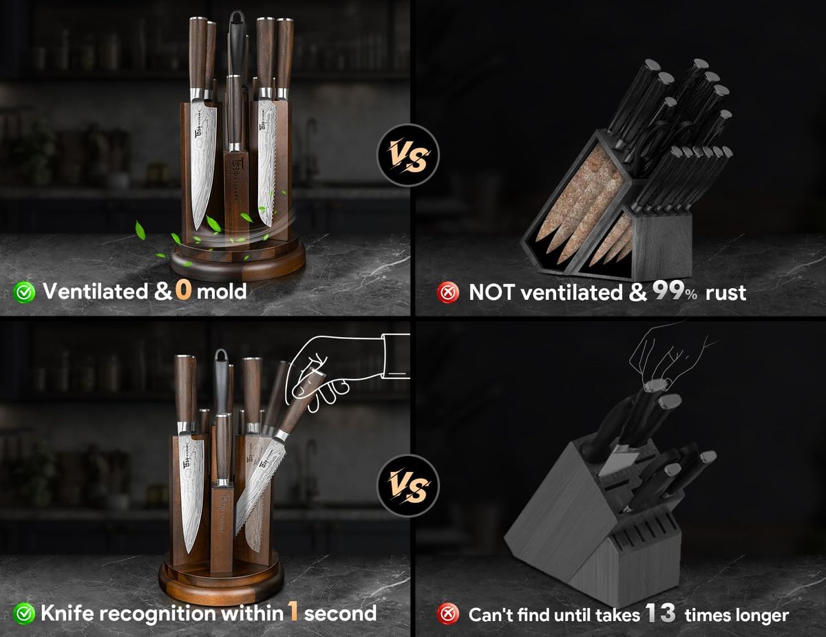 SYOKAMI 2026 Knife Set: Cozy Kitchen Upgrade
