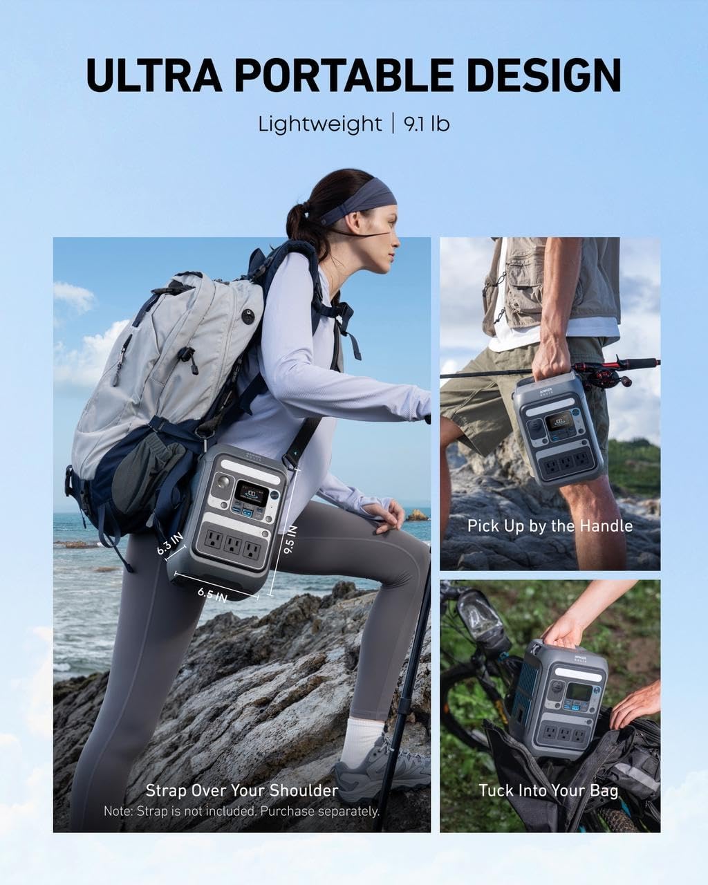 Anker SOLIX C300 Portable Power Station – Unleash Your Wanderlust