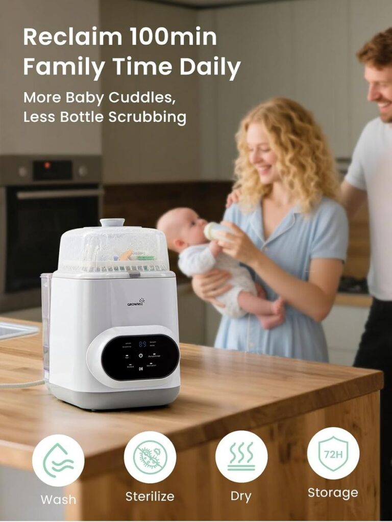 Grownsy EaseClean Bottle Washer Pro: Effortless Bottle Cleaning