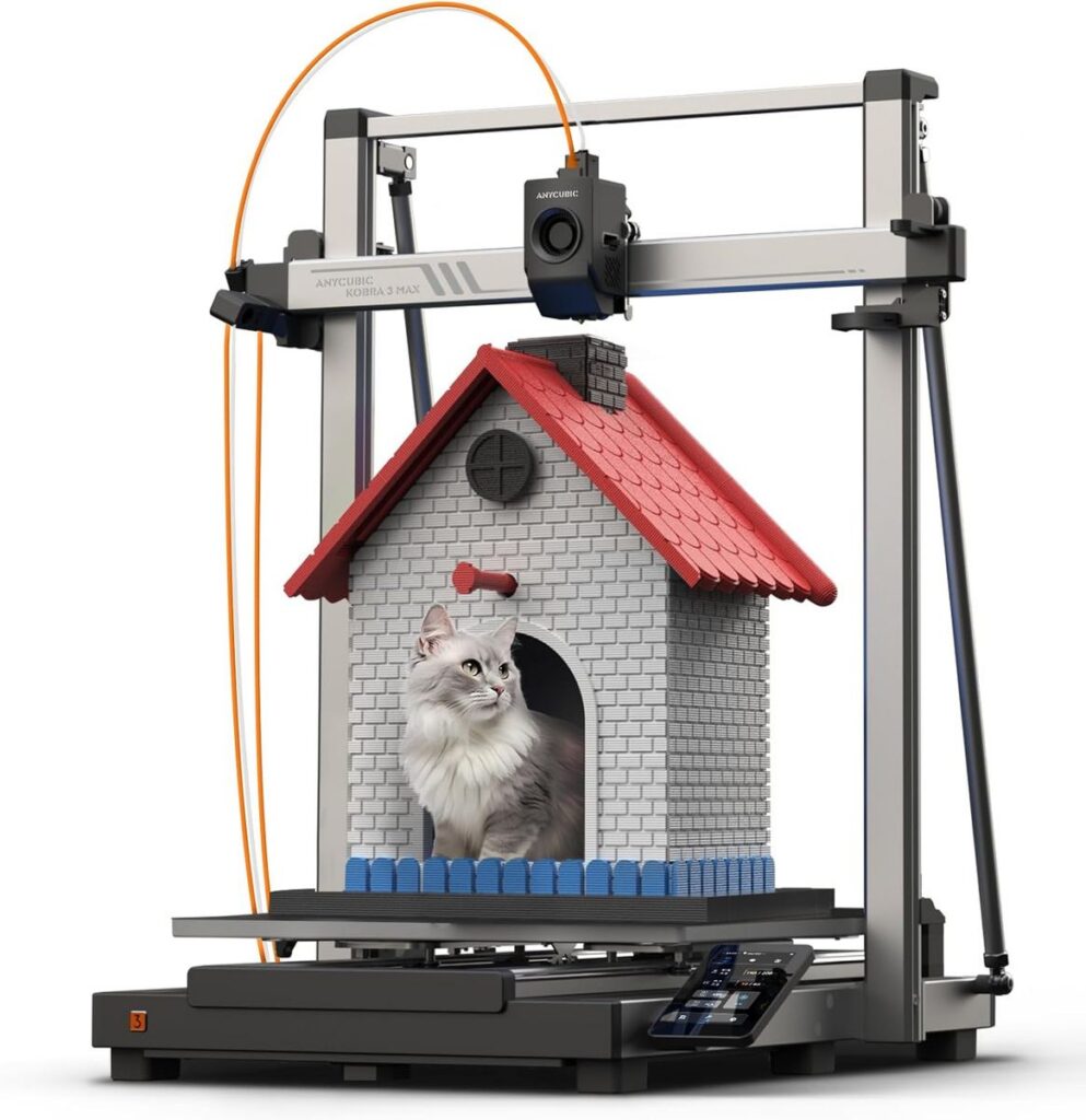 ANYCUBIC Kobra 3 Max: High-Speed, Large-Volume Multicolor 3D Printing