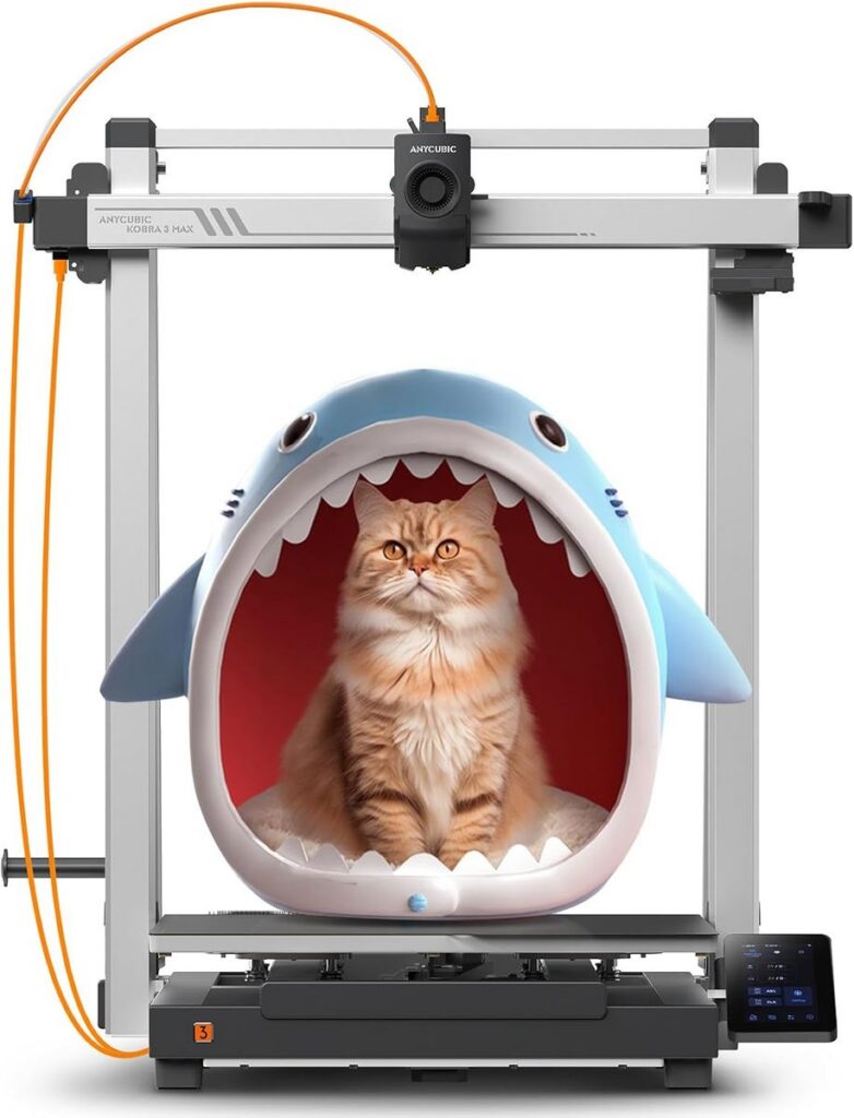 ANYCUBIC Kobra 3 MAX: High-Speed Large-Format 3D Printer
