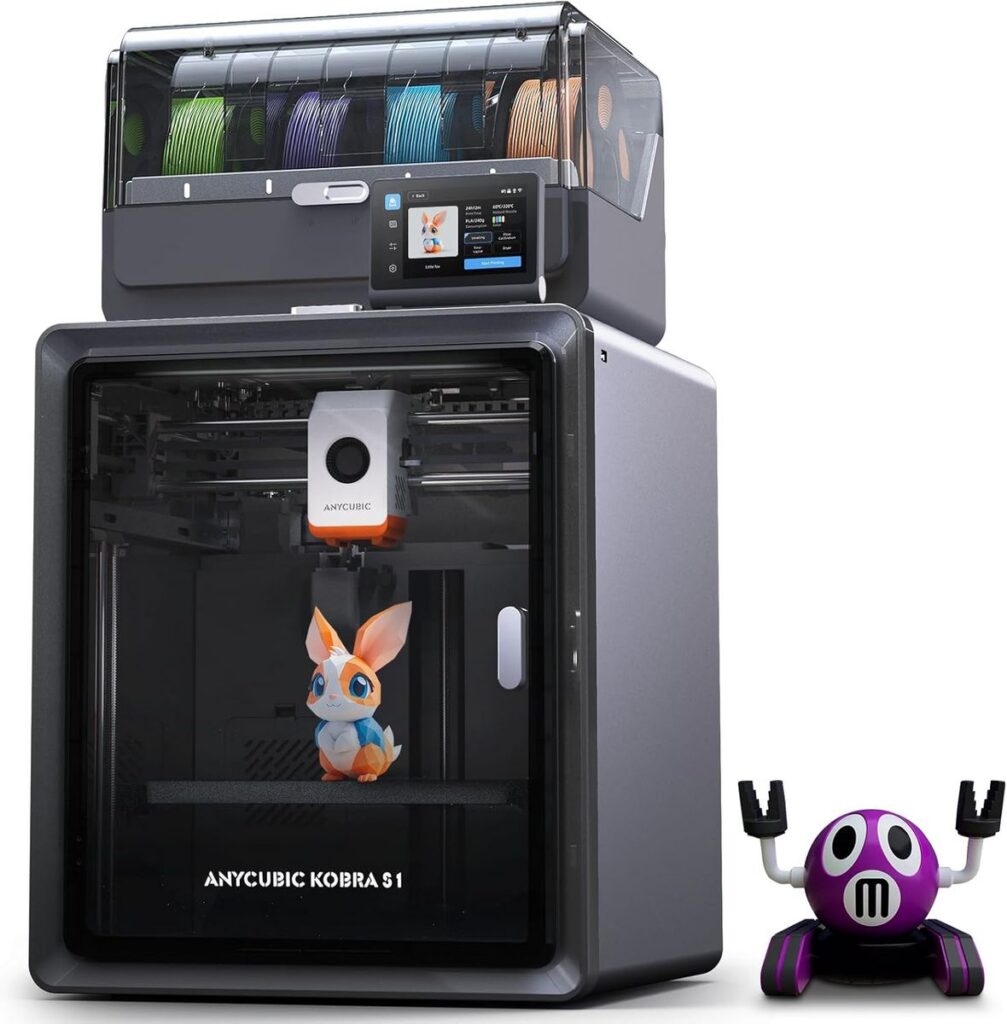 ANYCUBIC Kobra S1 Combo: Multicolor 3D Printing Evolved