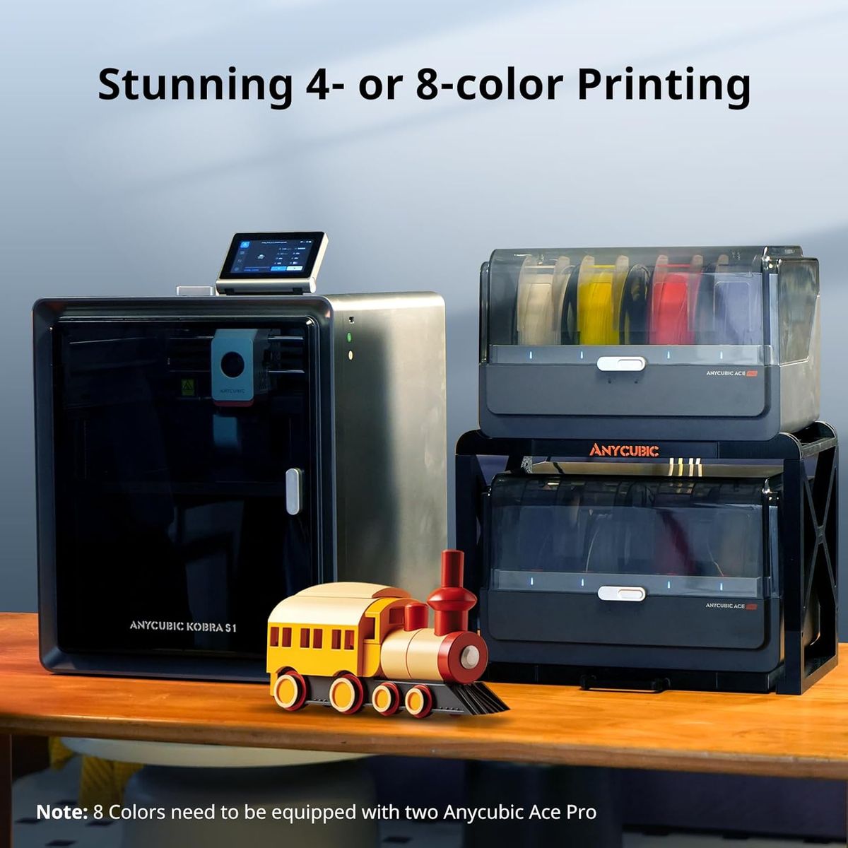 ANYCUBIC Kobra S1 Combo: Multicolor 3D Printing Evolved
