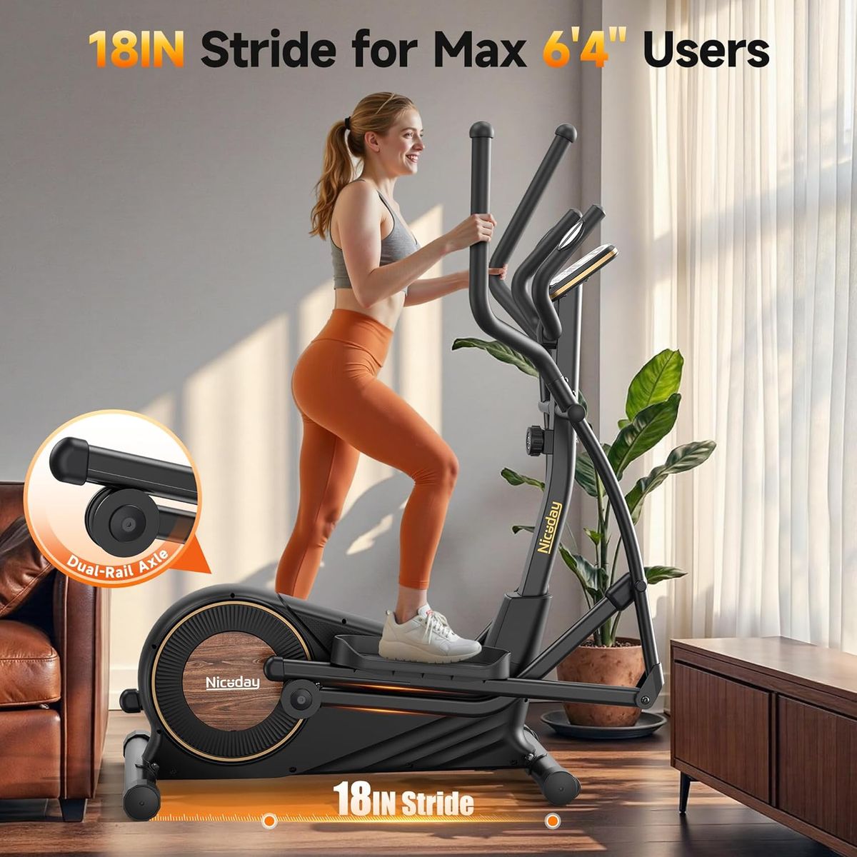 Niceday Elliptical: Train Like a Pro at Home