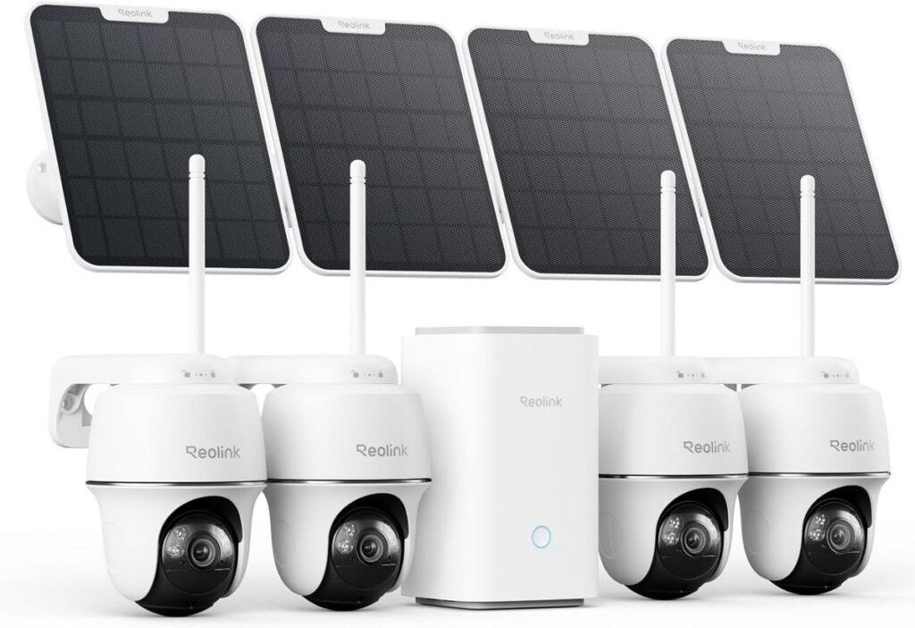 Reolink Home Hub & 4 Argus PT Ultra: Ultimate Wireless Security