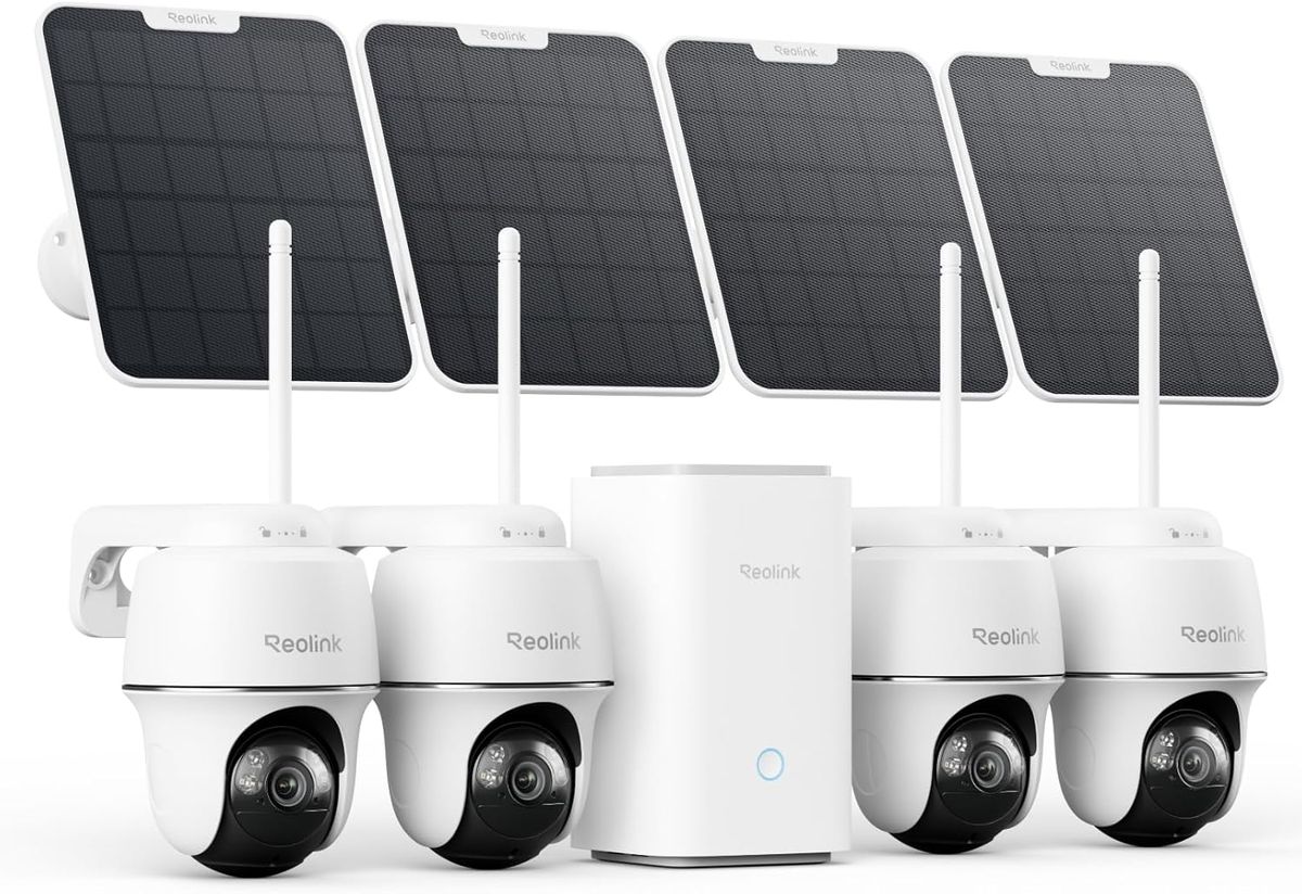 Reolink Home Hub & 4 Argus PT Ultra: Ultimate Wireless Security