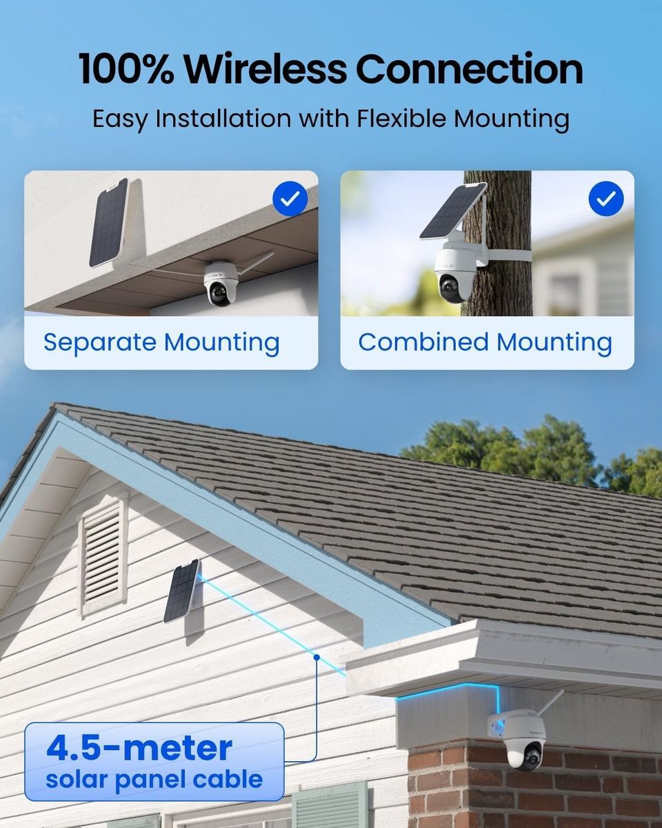 Reolink Home Hub & 4 Argus PT Ultra: Ultimate Wireless Security