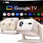 Aurzen BOOM mini: Smart Google TV Projector with Dolby Audio