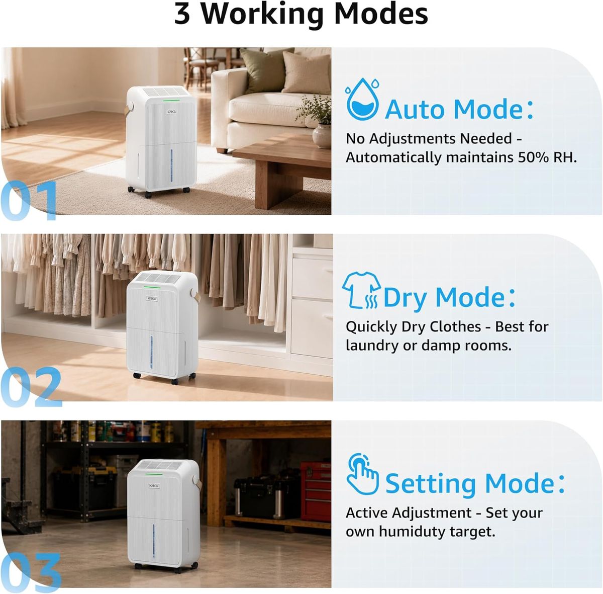 KNKA Max 34 Pints Dehumidifier: Breathe Easy, Live Better