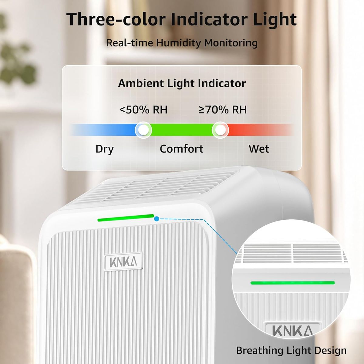 KNKA Max 34 Pints Dehumidifier: Breathe Easy, Live Better