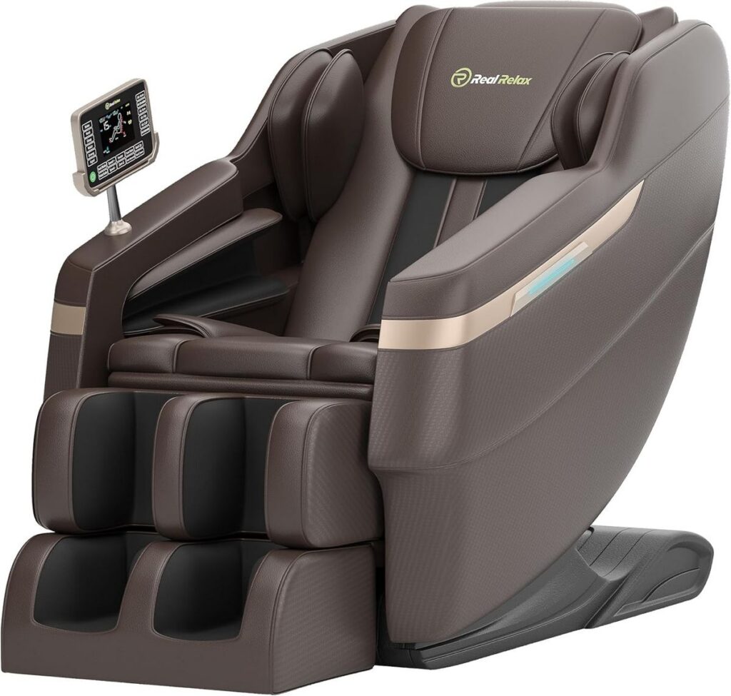 RealRelax BS02 2D Massage Chair – Brown: Your Daily Escape
