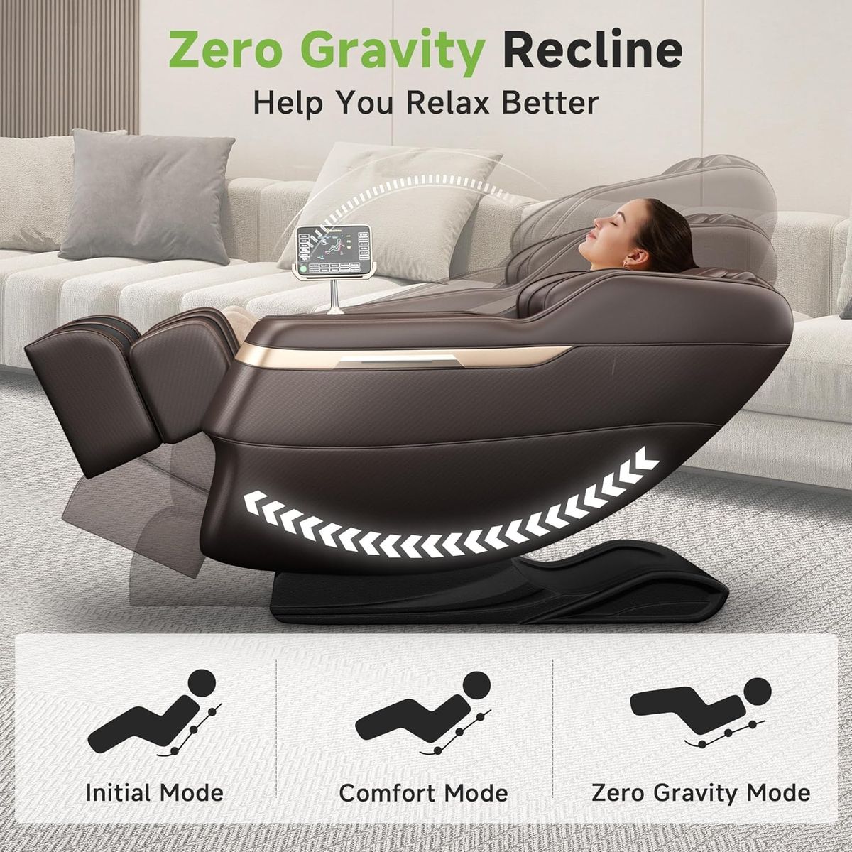 RealRelax BS02 2D Massage Chair – Brown: Your Daily Escape