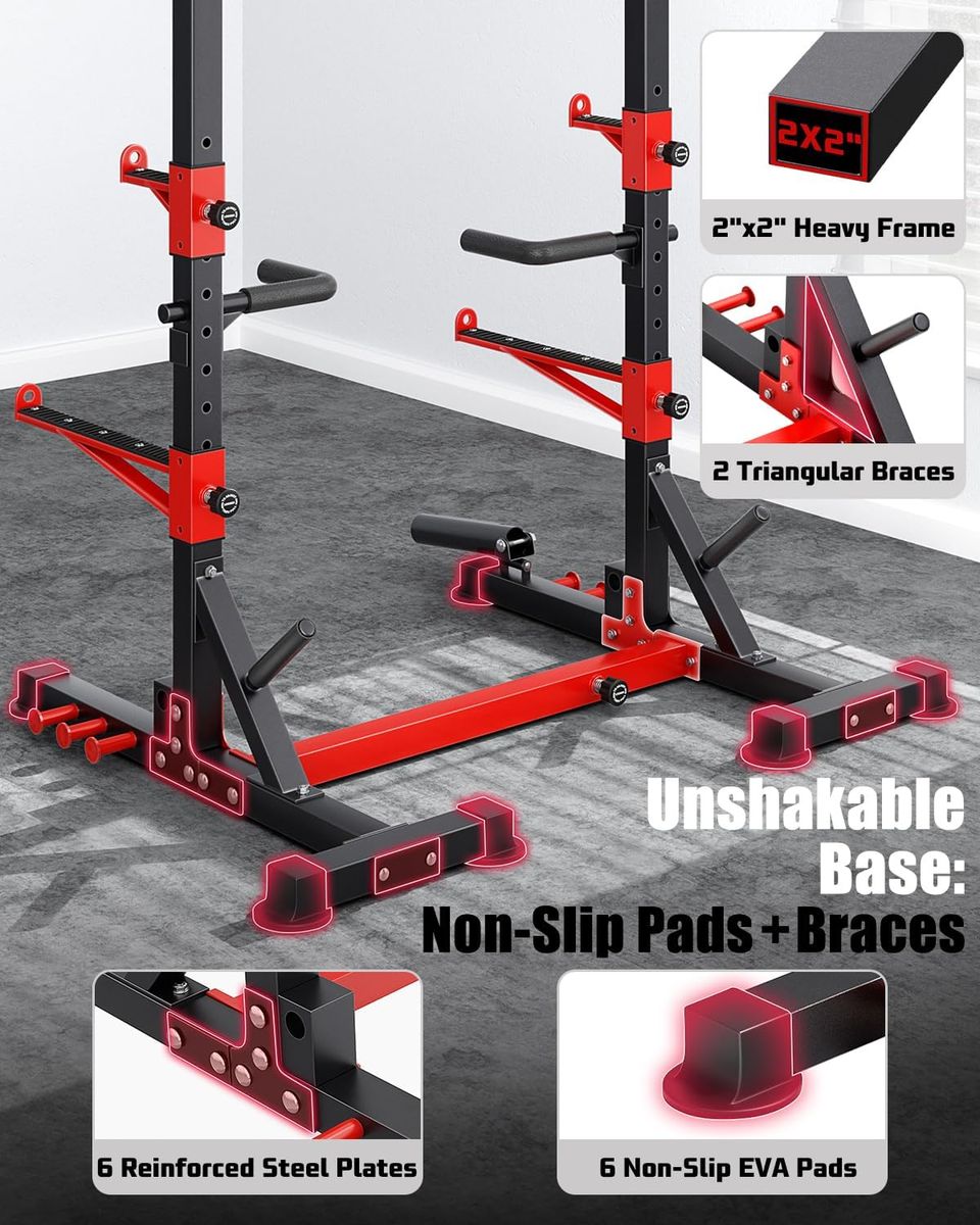 Yoleo Squat Rack: Build Serious Strength at Home