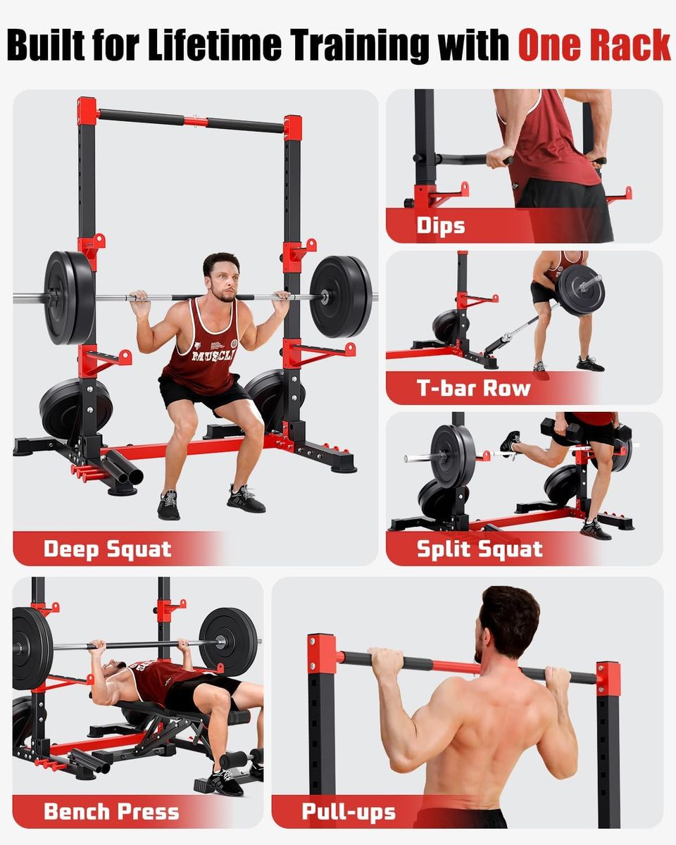 Yoleo Squat Rack: Build Serious Strength at Home