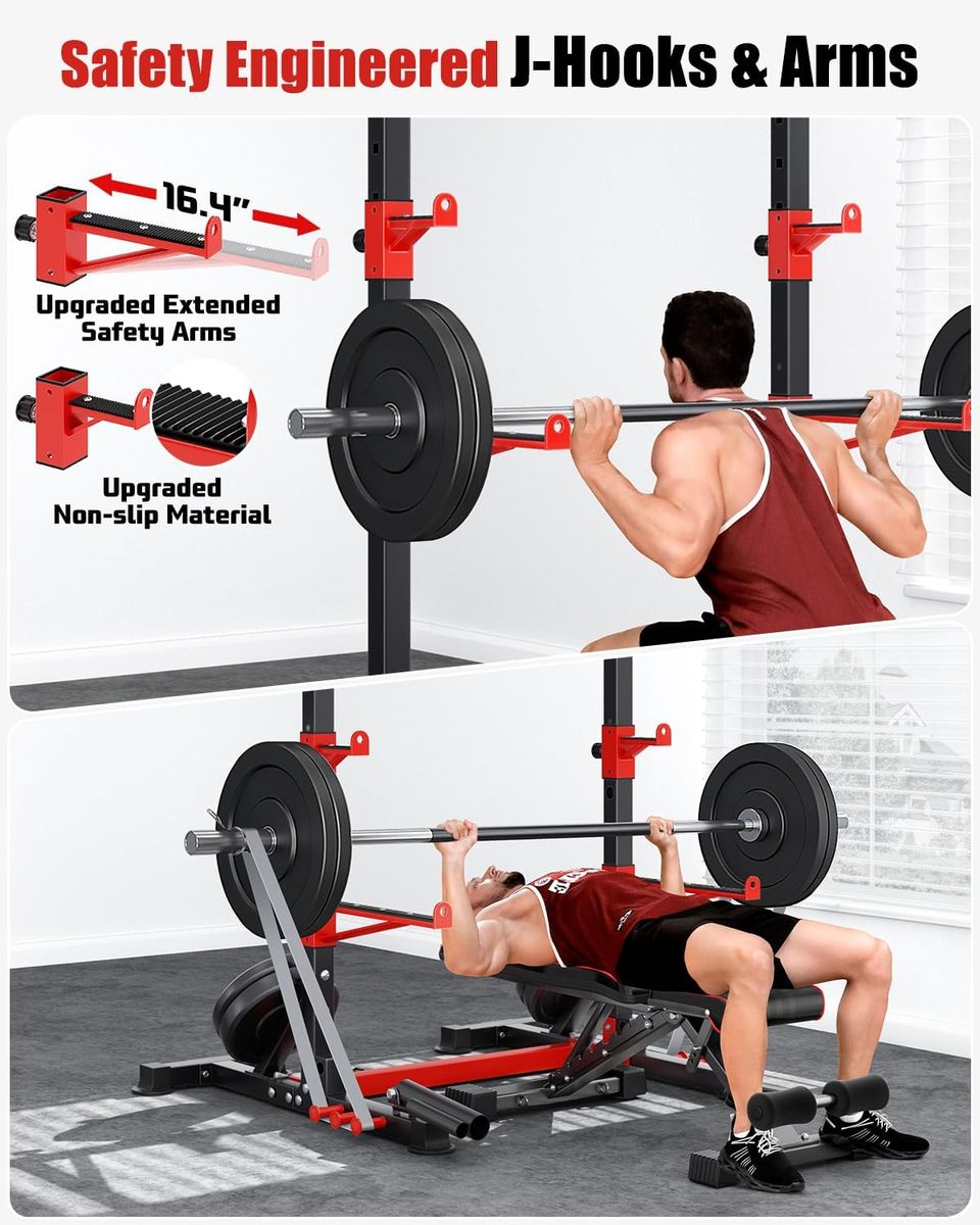 Yoleo Squat Rack: Build Serious Strength at Home