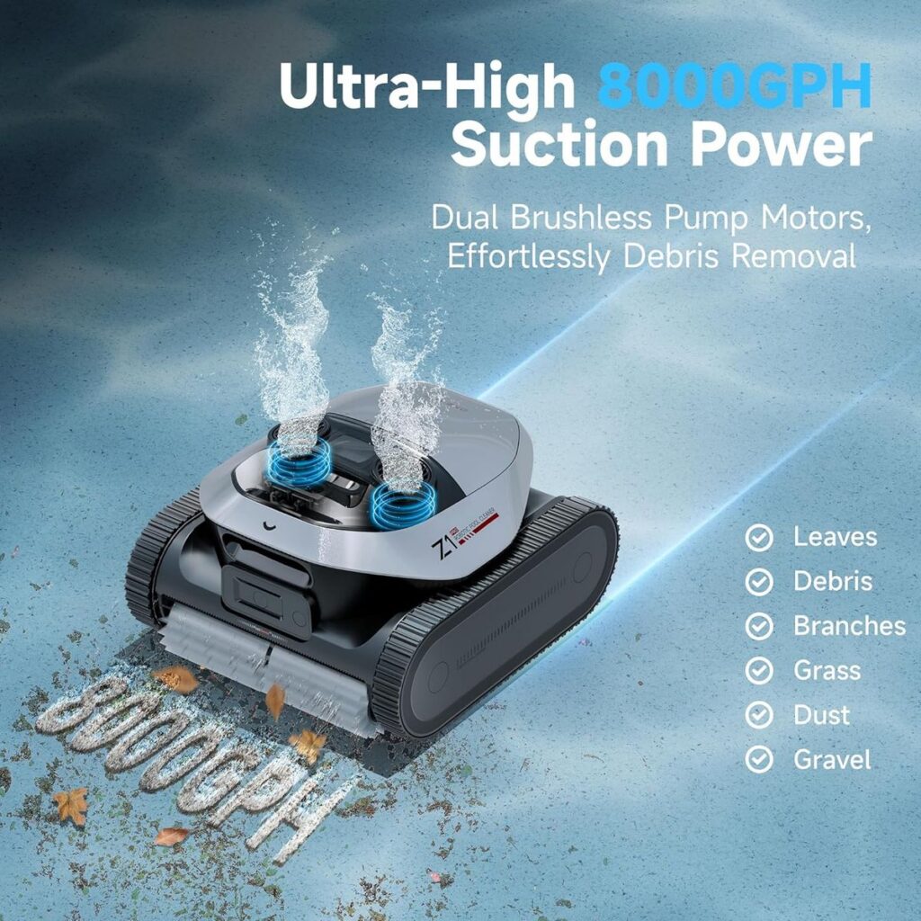 Dreame Z1 Pro: Cordless Robotic Pool Cleaner with LiFi