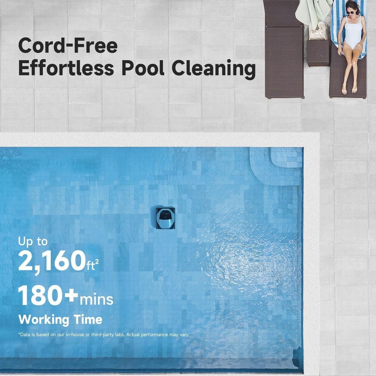 Dreame Z1 Pro: Cordless Robotic Pool Cleaner with LiFi