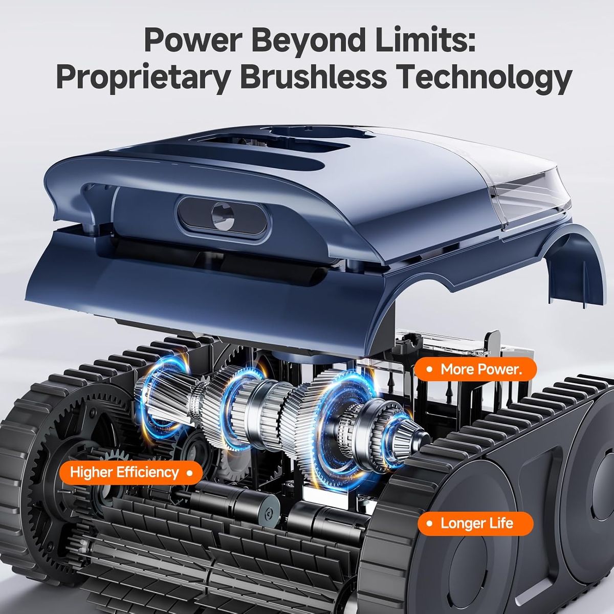 ABNEMEN Cordless Pool Robot – Smart Navigation & Self-Parking