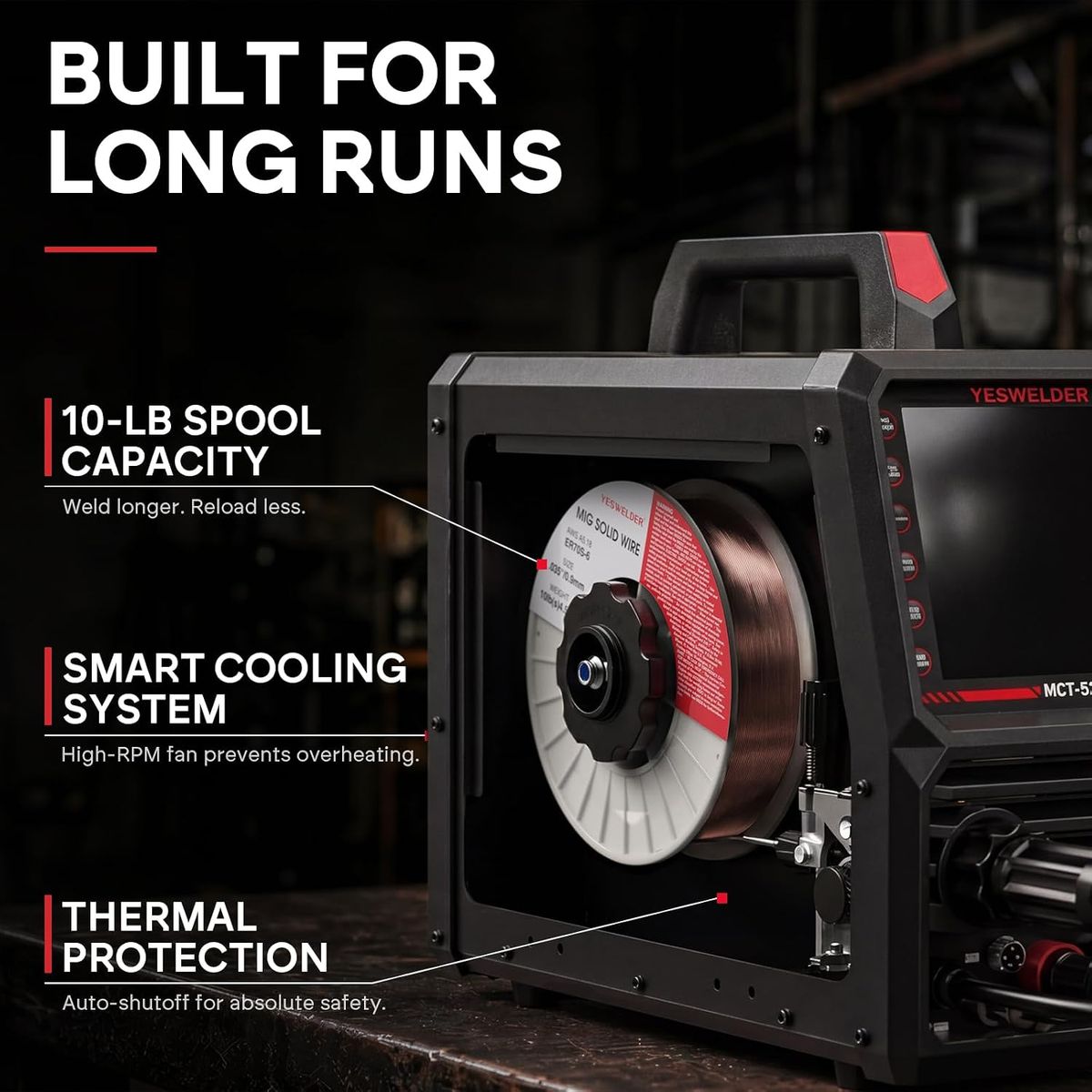 YesWelder MCT-520-4 – Precision Welding, Anywhere