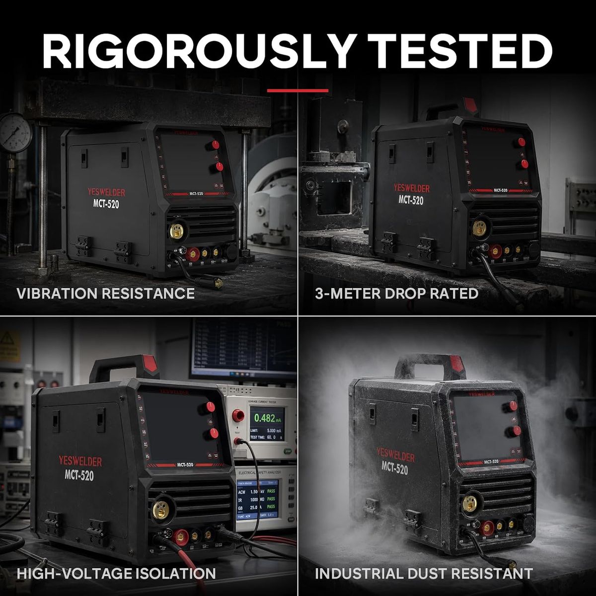 YesWelder MCT-520-4 – Precision Welding, Anywhere