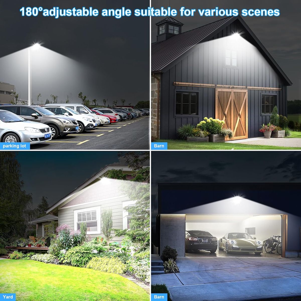 BIRITALO 350W LED Parking Lot Light: Ultra-Bright & Durable