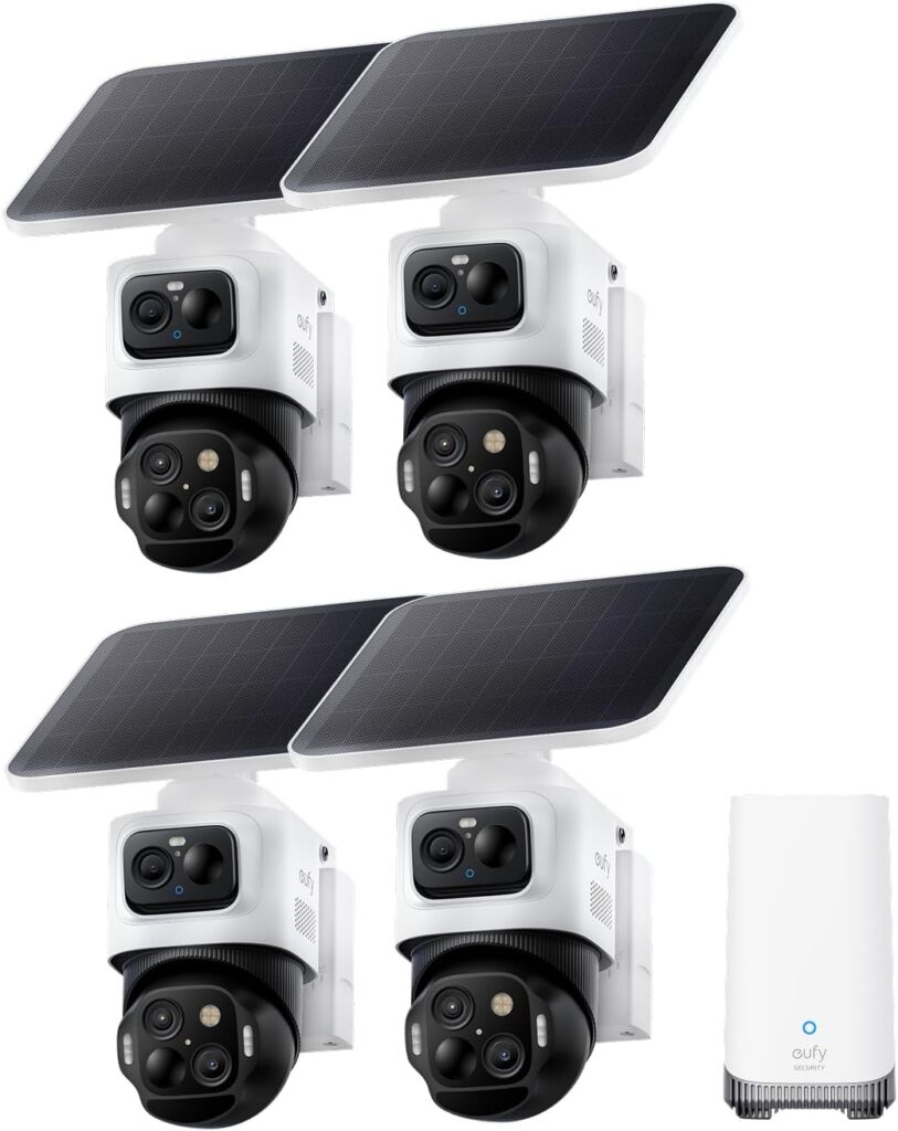 eufy security eufyCam S4: 4K Solar Outdoor Security
