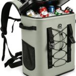 RIVONOVA Zipperless Magnetic Cooler Backpack: 48-Hour Ice