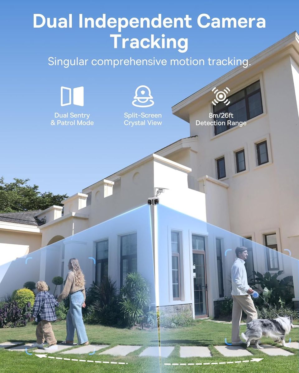Baseus X1 Pro: Solar Security Camera with Dual 3K AI Tracking