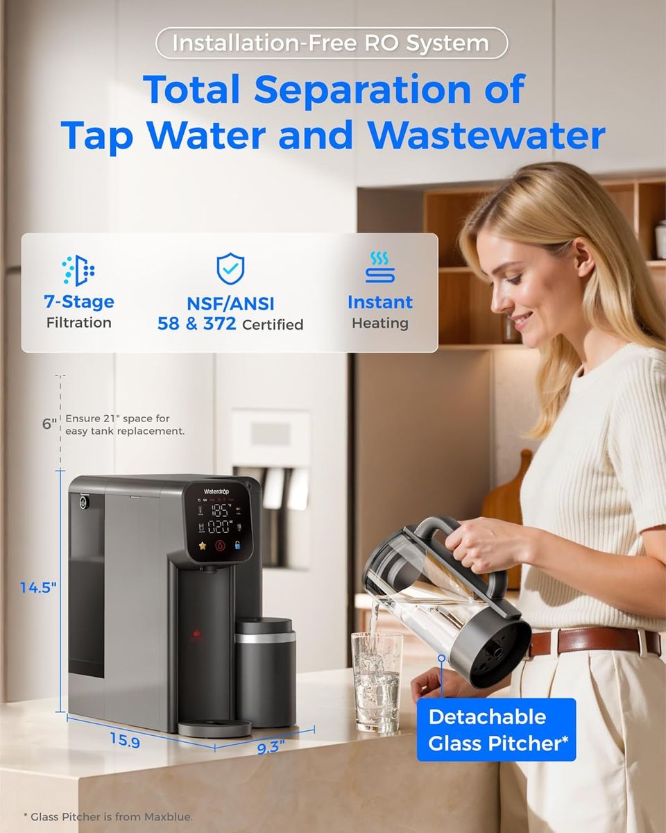 Waterdrop M6H: Instant Hot RO System – Pure Water on Demand