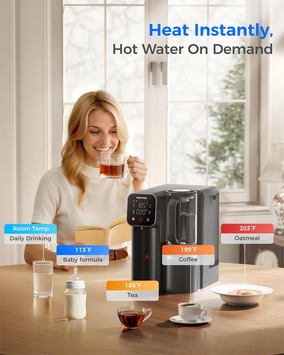 Waterdrop M6H: Instant Hot RO System – Pure Water on Demand