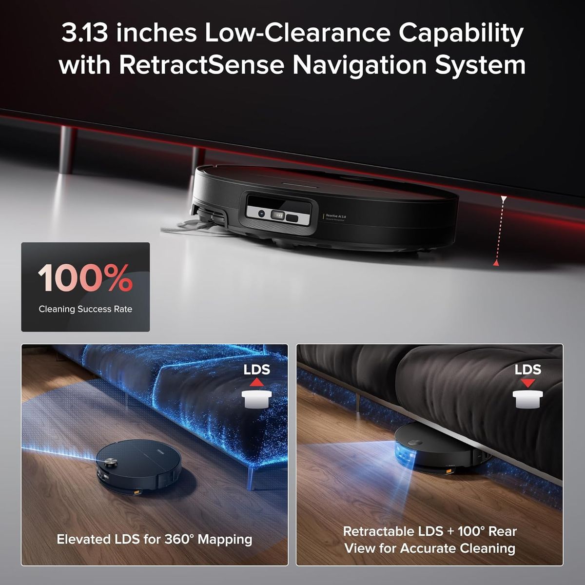 Roborock Saros 20 Sonic: Robot Vacuum & Mop with 36,000Pa