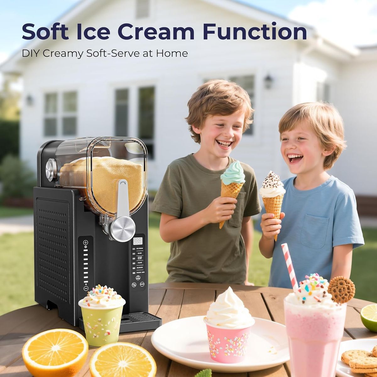 NEOISM Slushie Machine: No Ice Needed Slushy Maker for Home