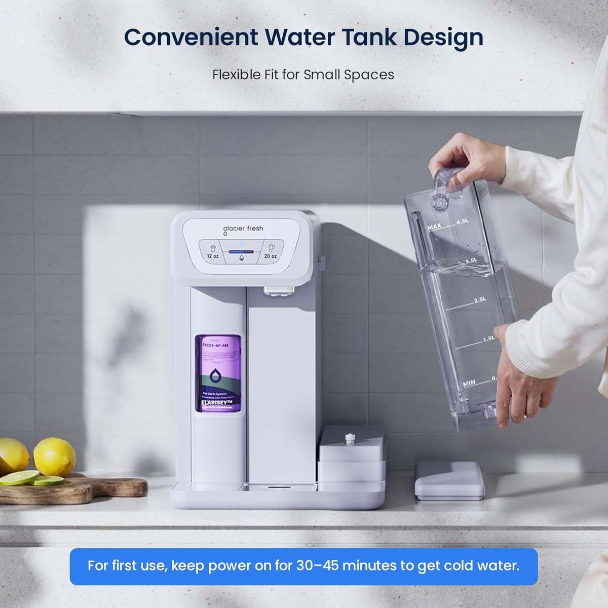 Glacier Fresh C03 Coolon Countertop Cold Water Purifier – Pure & Quiet
