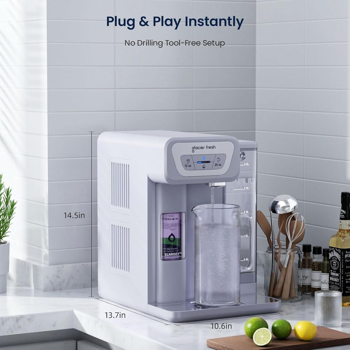 Glacier Fresh C03 Coolon Countertop Cold Water Purifier – Pure & Quiet