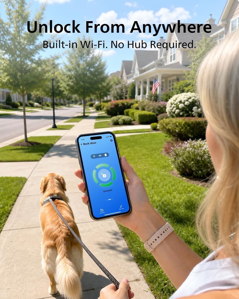 PHILIPS Wi-Fi Smart Lock with Handle – Ultimate Keyless Security