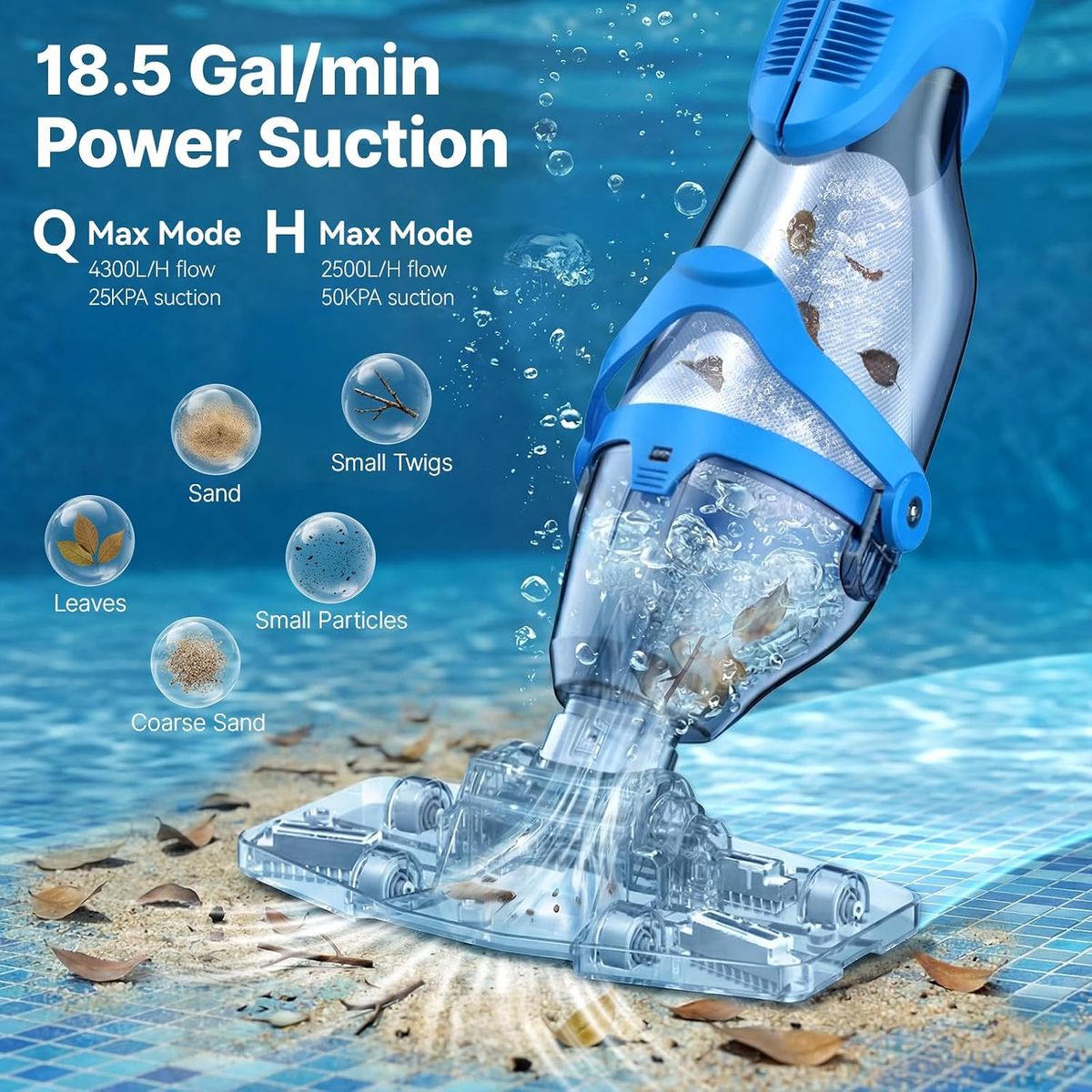 OGERY Pool Vacuum: Clean Your Above Ground Pool Effortlessly