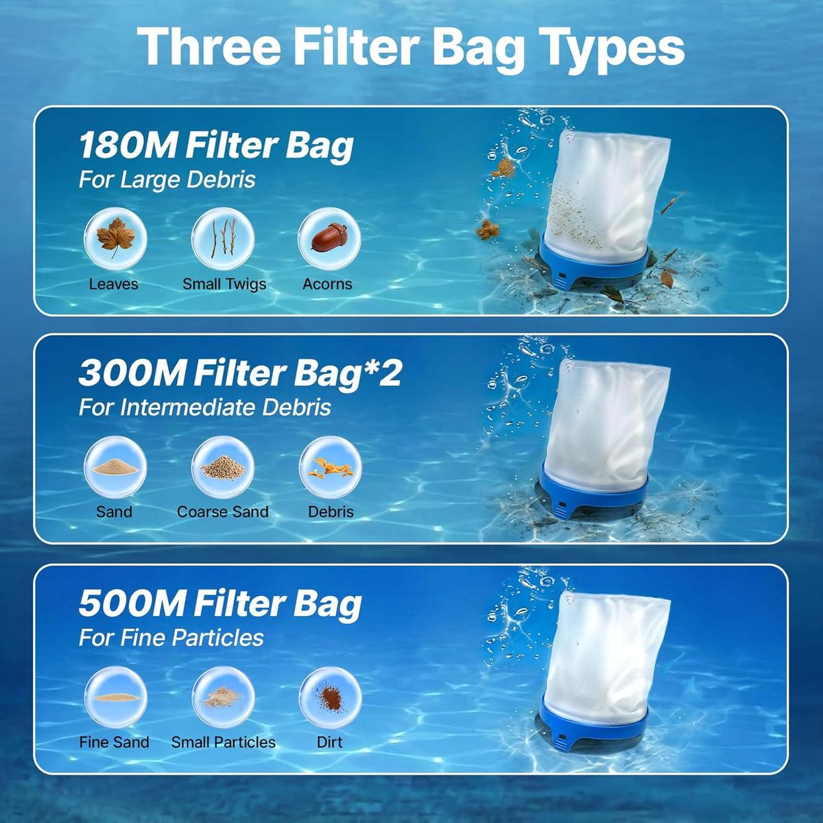 OGERY Pool Vacuum: Effortless Clean for Above Ground Pools